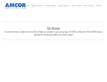 Tablet Screenshot of amcorss.com